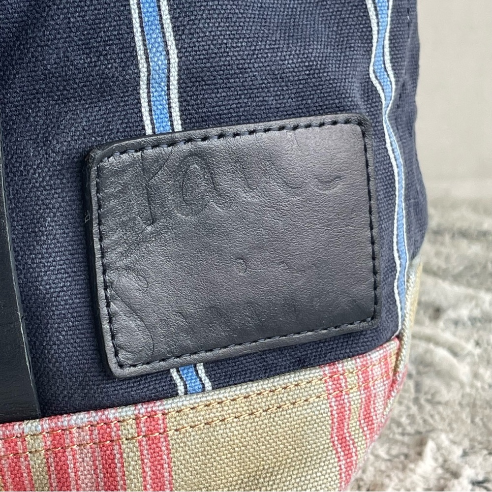 Paul Smith Navy and Tan Striped  Bag - Picture 4 of 15